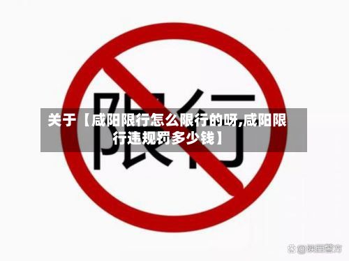 关于【咸阳限行怎么限行的呀,咸阳限行违规罚多少钱】-第3张图片