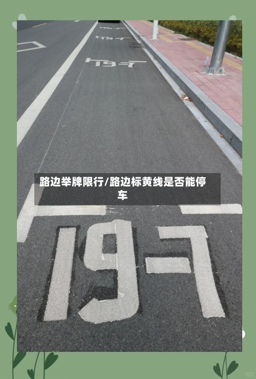 路边举牌限行/路边标黄线是否能停车