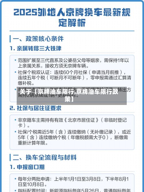 关于【京牌油车限行,京牌油车限行政策】-第2张图片