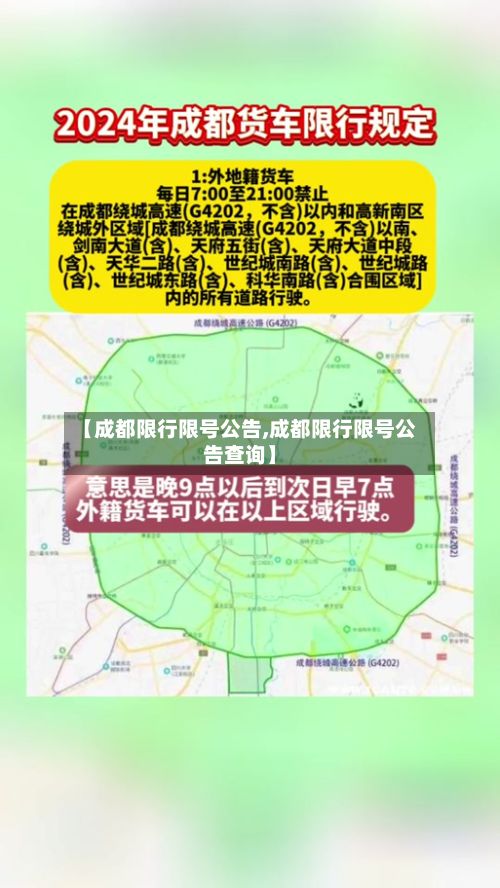 【成都限行限号公告,成都限行限号公告查询】