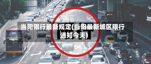 当阳限行最新规定(当阳最新城区限行通知今天)-第3张图片