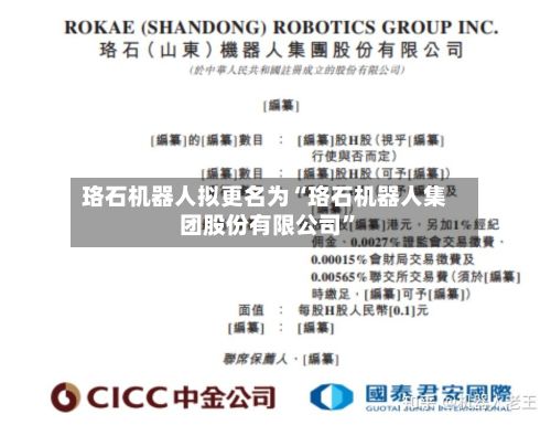 珞石机器人拟更名为“珞石机器人集团股份有限公司”-第2张图片