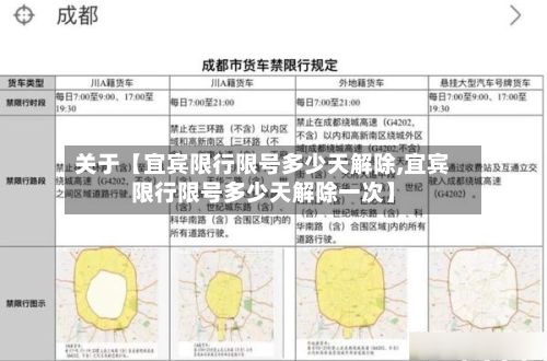 关于【宜宾限行限号多少天解除,宜宾限行限号多少天解除一次】-第2张图片