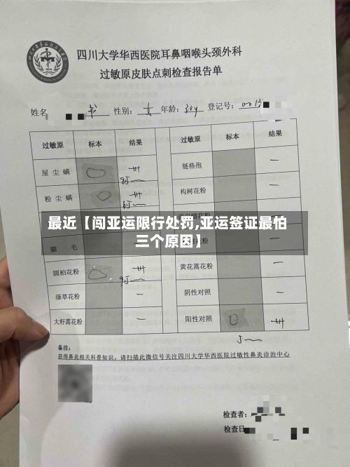 最近【闯亚运限行处罚,亚运签证最怕三个原因】