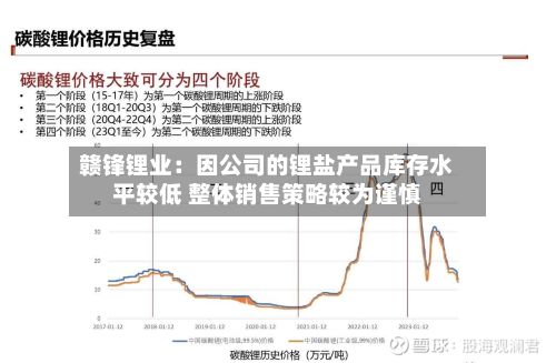 赣锋锂业：因公司的锂盐产品库存水平较低 整体销售策略较为谨慎-第2张图片