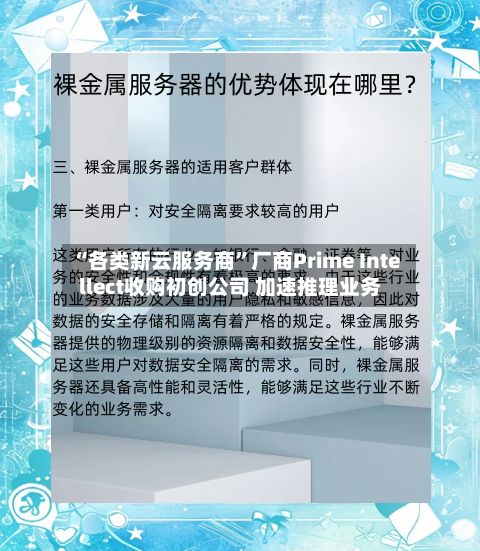 “各类新云服务商”厂商Prime Intellect收购初创公司 加速推理业务