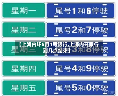 【上海内环5月1号限行,上海内环限行到几点结束】