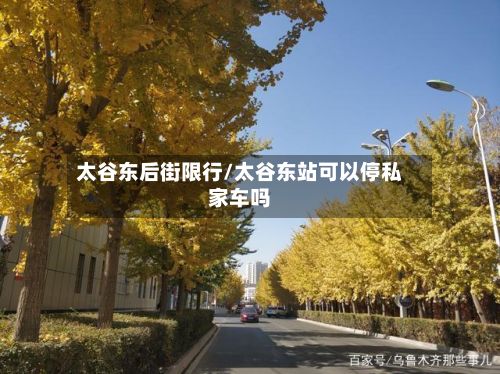 太谷东后街限行/太谷东站可以停私家车吗-第2张图片