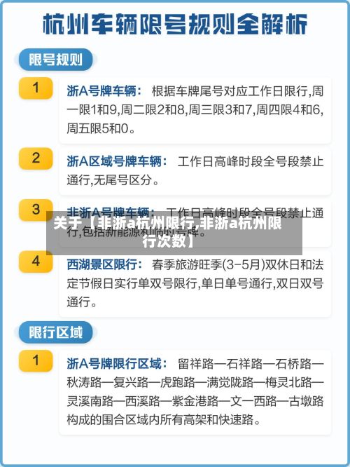 关于【非浙a杭州限行,非浙a杭州限行次数】