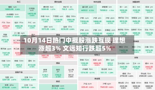 10月14日热门中概股涨跌互现 理想涨超3% 文远知行跌超5%-第2张图片