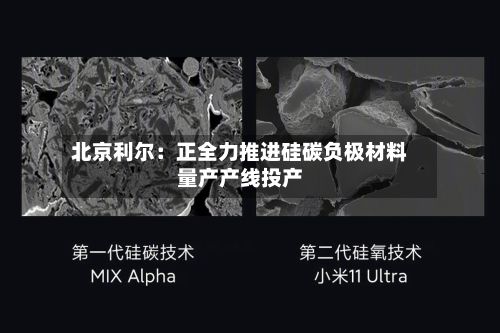 北京利尔：正全力推进硅碳负极材料量产产线投产-第3张图片
