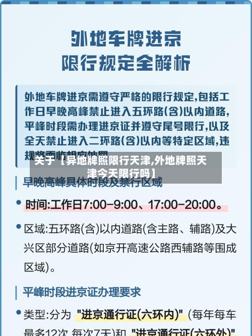 关于【异地牌照限行天津,外地牌照天津今天限行吗】-第2张图片