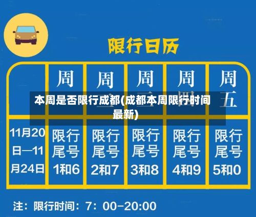 本周是否限行成都(成都本周限行时间最新)-第2张图片