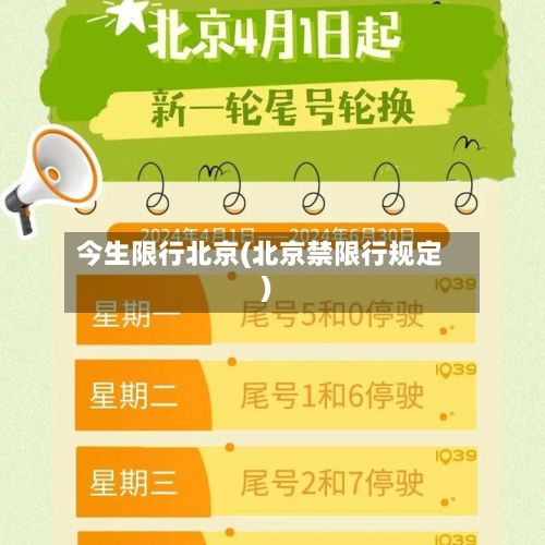 今生限行北京(北京禁限行规定)-第2张图片