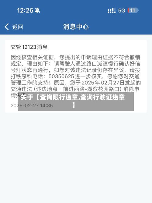 关于【查询限行违章,查询行驶证违章】-第2张图片