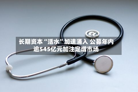 长期资本“活水”加速涌入 公募年内逾545亿元加注定增市场-第3张图片