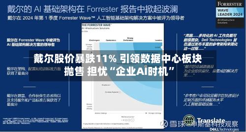戴尔股价暴跌11% 引领数据中心板块抛售 担忧“企业AI时机”-第2张图片