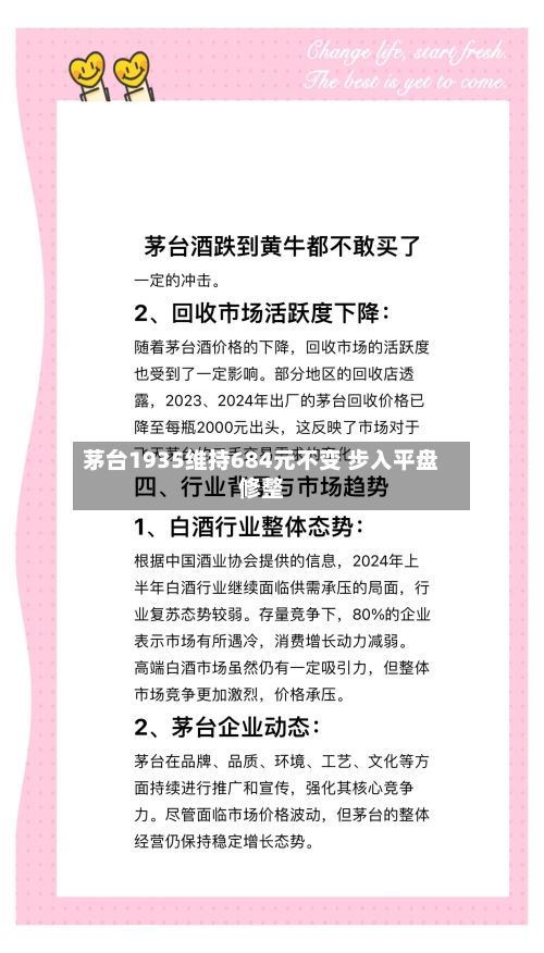 茅台1935维持684元不变 步入平盘修整-第2张图片