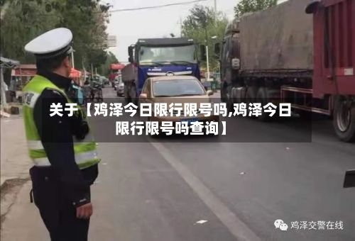 关于【鸡泽今日限行限号吗,鸡泽今日限行限号吗查询】-第2张图片