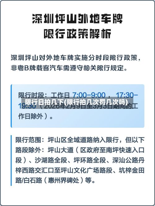 限行日拍几下(限行拍几次罚几次吗)-第2张图片