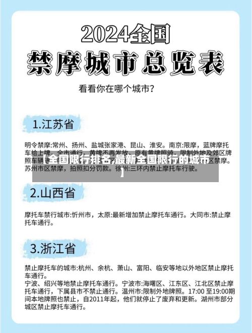 【全国限行排名,最新全国限行的城市】