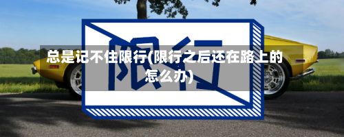 总是记不住限行(限行之后还在路上的怎么办)-第2张图片