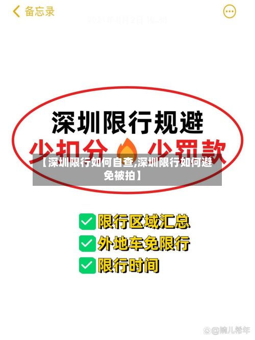 【深圳限行如何自查,深圳限行如何避免被拍】-第2张图片