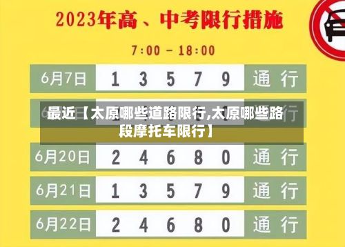 最近【太原哪些道路限行,太原哪些路段摩托车限行】-第2张图片