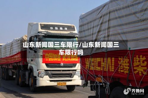 山东新闻国三车限行/山东新闻国三车限行吗-第3张图片