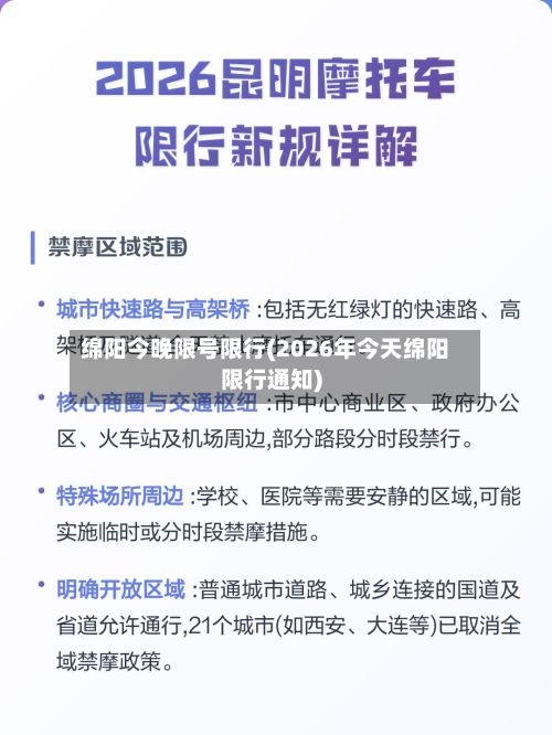 绵阳今晚限号限行(2026年今天绵阳限行通知)-第2张图片