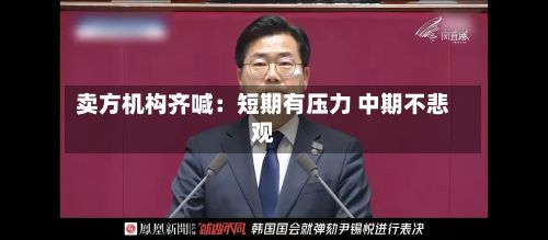 卖方机构齐喊:短期有压力 中期不悲观-第2张图片