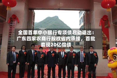 全国首单中小银行专项债启动退出：广东四家农商行股权省内承接，首批套现20亿偿债-第3张图片