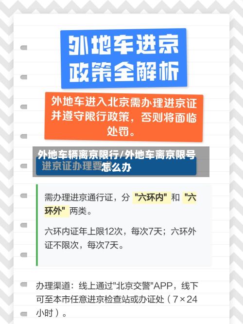外地车辆离京限行/外地车离京限号怎么办