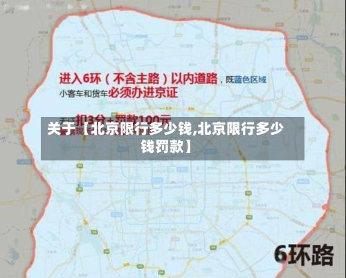 关于【北京限行多少钱,北京限行多少钱罚款】