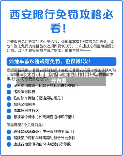 西安市搜索限行/西安市限行拍摄点分布图