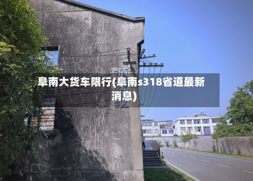 阜南大货车限行(阜南s318省道最新消息)