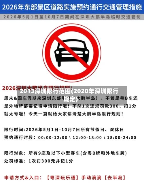2013深圳限行范围(2020年深圳限行规定)-第2张图片