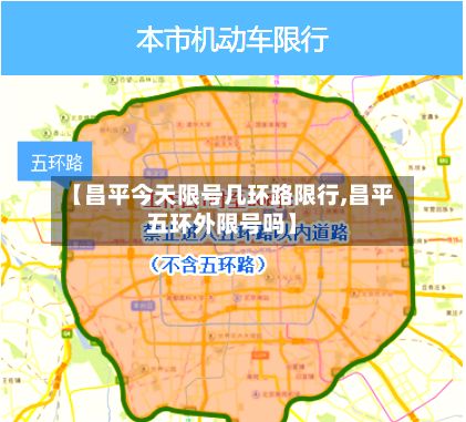 【昌平今天限号几环路限行,昌平五环外限号吗】