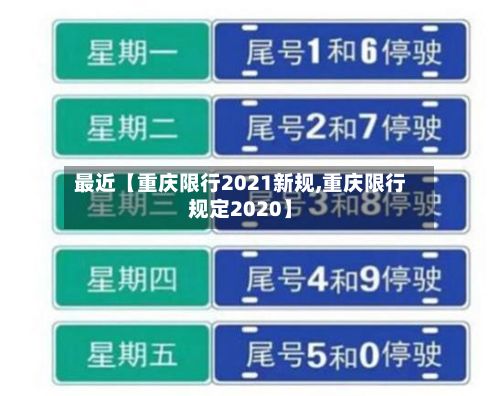最近【重庆限行2021新规,重庆限行规定2020】-第2张图片