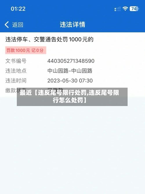 最近【违反尾号限行处罚,违反尾号限行怎么处罚】-第3张图片