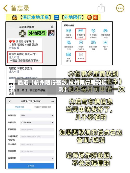 最近【杭州限行奇数,杭州限行号码规则】-第2张图片