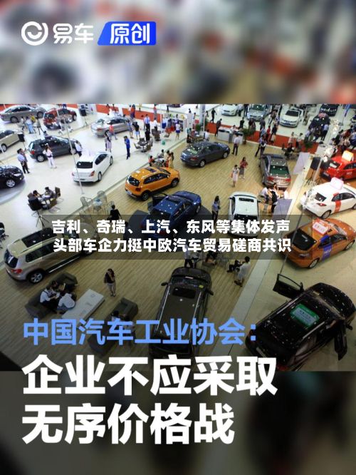 吉利	、奇瑞、上汽、东风等集体发声 头部车企力挺中欧汽车贸易磋商共识-第2张图片