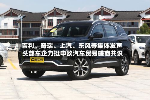 吉利	、奇瑞、上汽、东风等集体发声 头部车企力挺中欧汽车贸易磋商共识-第3张图片