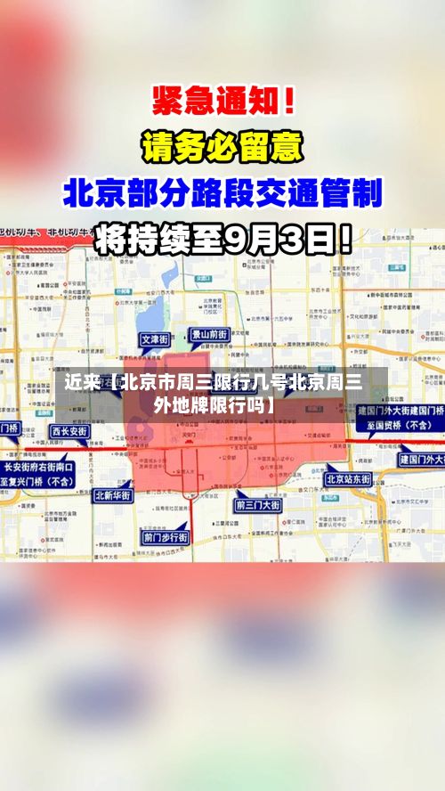 近来【北京市周三限行几号北京周三外地牌限行吗】
