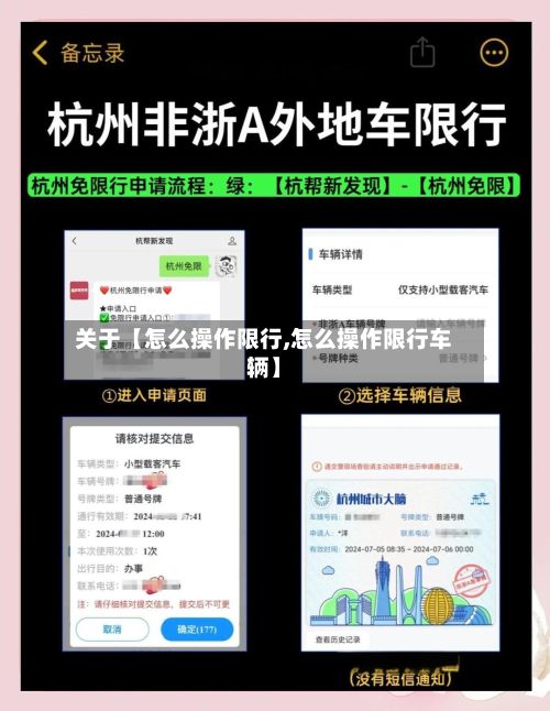 关于【怎么操作限行,怎么操作限行车辆】