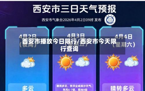西安市播放今日限行/西安市今天限行查询-第2张图片