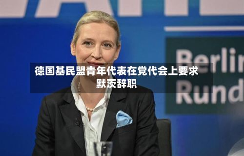德国基民盟青年代表在党代会上要求默茨辞职-第2张图片