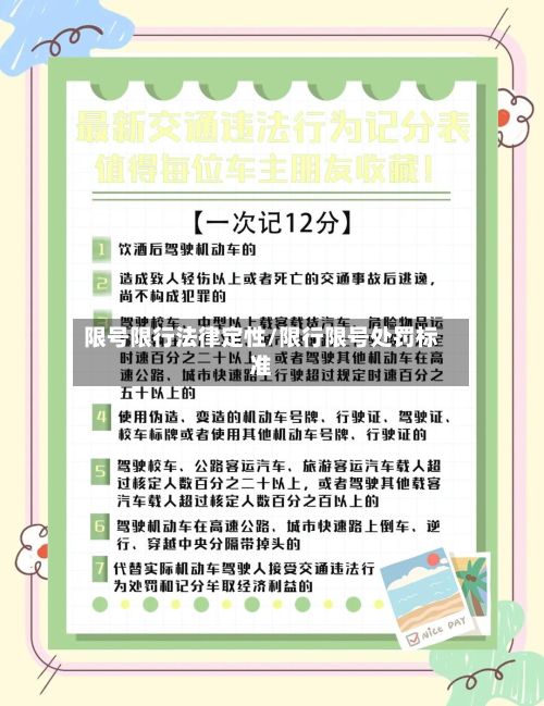 限号限行法律定性/限行限号处罚标准