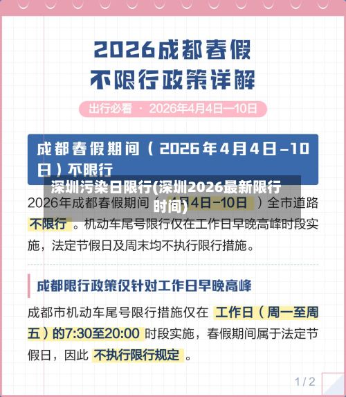 深圳污染日限行(深圳2026最新限行时间)