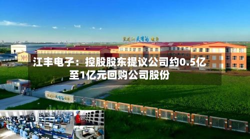 江丰电子:控股股东提议公司约0.5亿至1亿元回购公司股份-第2张图片